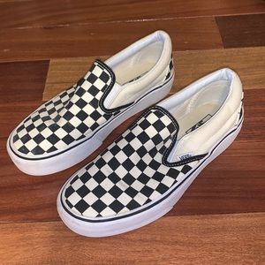 Vans checkered shoes!